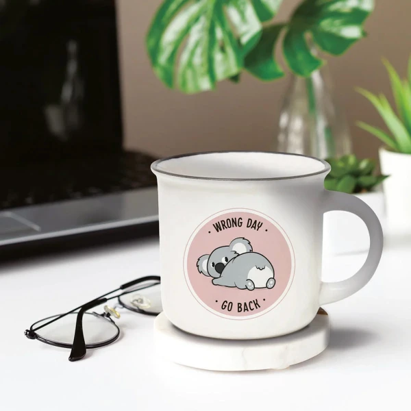LEGAMI PORCELAIN MUG TAKE A BREAK CUP-PUCCINO 350ml - KOALA