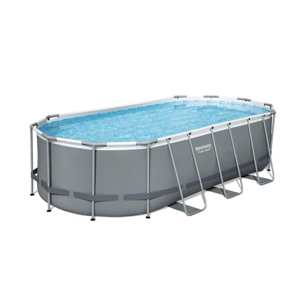 BESTWAY OVAL FAMILY POOL 549X274X122 cm SET POWER STEEL