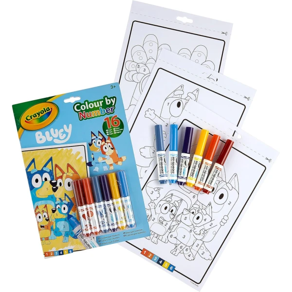 CRAYOLA ΒΙΒΛΙΟ ΔΡΑΣΤΗΡΙΟΤΗΤΩΝ ΚΑΙ ΜΑΡΚΑΔΟΡΟΙ BLUEY