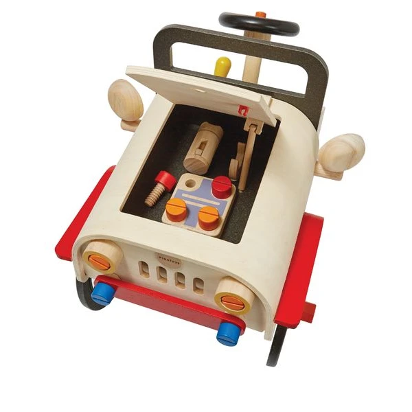 ΞΥΛΙΝΟ ΠΑΙΧΝΙΔΙ PLAN TOYS ΜΗΧΑΝΗ ΑΥΤΟΚΙΝΗΤΟΥ