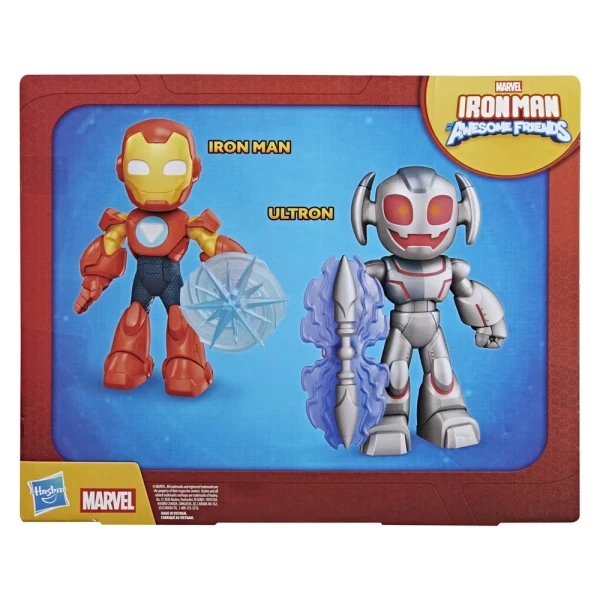 MARVEL IRON MAN AND HIS AWESOME FRIENDS ΣΕΤ ΦΙΓΟΥΡΕΣ - IRON MAN & ULTRON