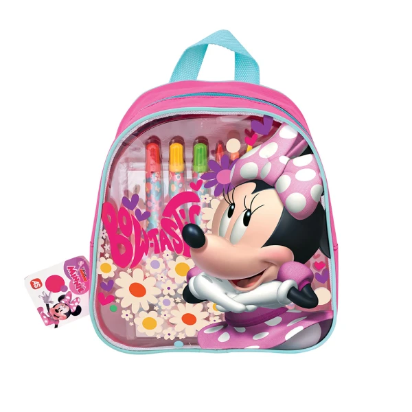 DRAWING SET IN BACKPACK DISNEY MINNIE FOR AGES 3+