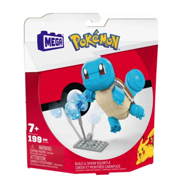 MEGA CONSTRUX POKEMON CHARACTER SQUIRTLE 199 pcs
