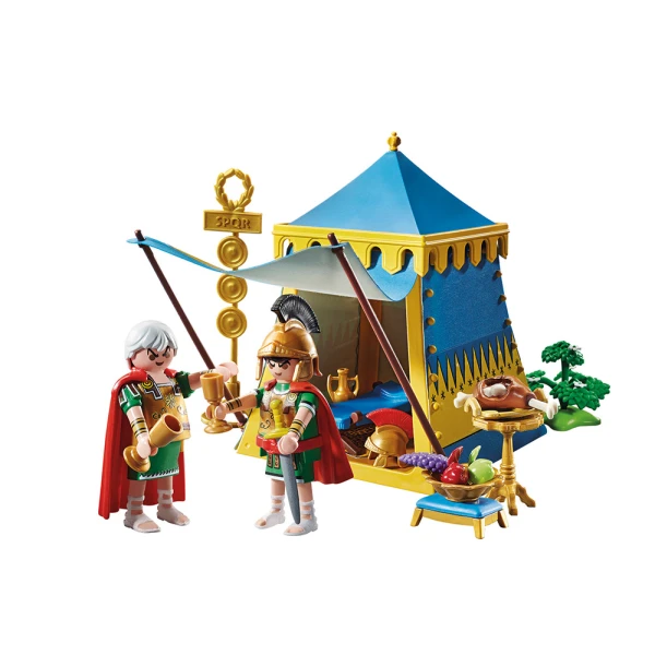 PLAYMOBIL ASTERIX LEADER`S TENT WITH GENERALS