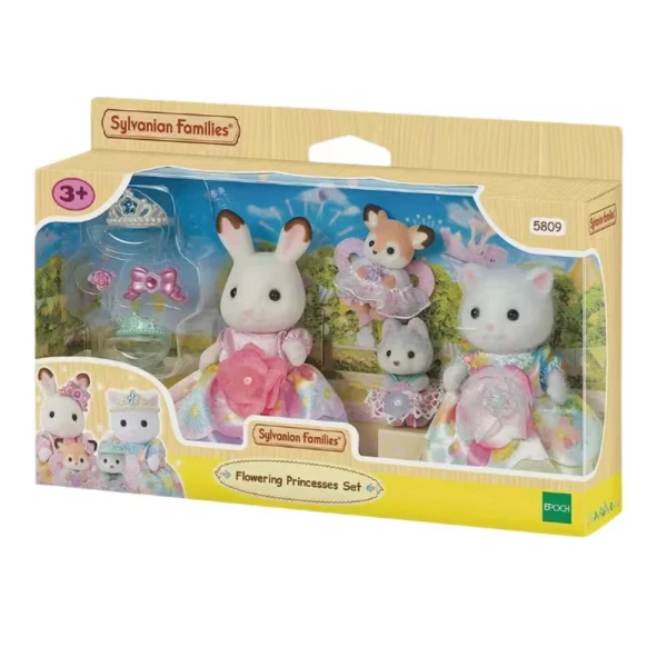 THE SYLVANIAN FAMILIES FLOWERING PRINCESSES SET