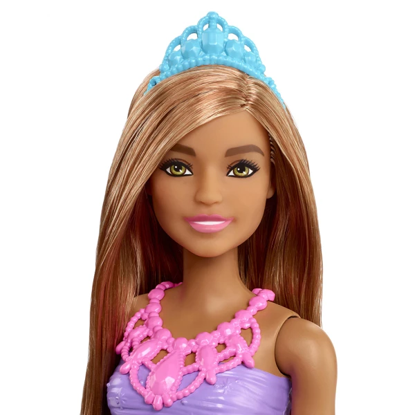 ΚΟΥΚΛΑ BARBIE ΠΡΙΓΚΙΠΙΚΟ ΦΟΡΕΜΑ ΜΩΒ-ΜΠΛΕ