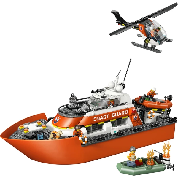 LEGO® CITY ΔΙΑΣΩΣΤΙΚΟ ΣΚΑΦΟΣ & ΕΛΙΚΟΠΤΕΡΟ ΑΚΤΟΦΥΛΑΚΗΣ