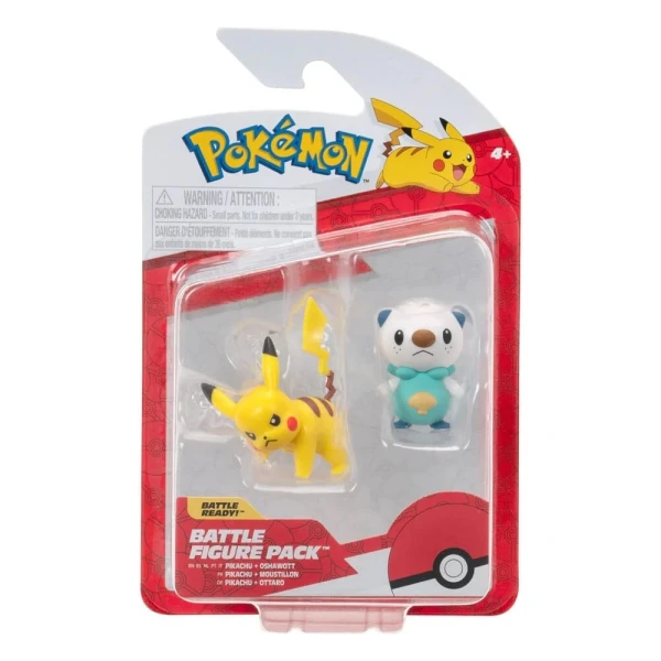 POKEMON ΦΙΓΟΥΡΕΣ ΣΕΤ 2τεμ. FIRST PARTNER W6 - OSHAWOTT & PIKACHU