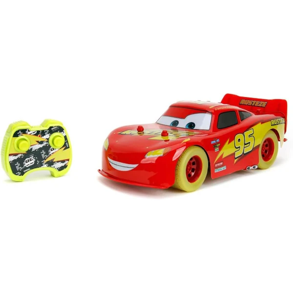 REMOTE CONTROL CAR LIGHTNING MCQUEEN GLOW RACERS 1:14