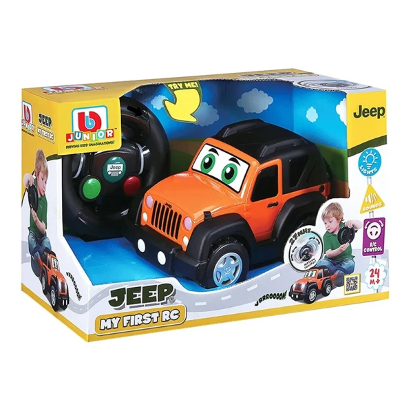 BURAGO ΤΗΛΕΚΑΤΕΥΘΥΝΟΜΕΝΟ ΑΥΤΟΚΙΝΗΤΟ MY FIRST RC JEEP WRANGLER