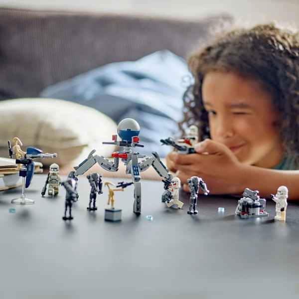 LEGO® STAR WARS™ ΠΑΚΕΤΟ ΜΑΧΗΣ ΜΕ ΣΤΡΑΤΙΩΤΕΣ ΚΛΩΝΟΥΣ™ & ΑΝΔΡΟΕΙΔΗ ΜΑΧΗΣ™