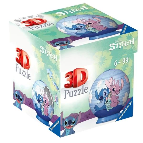 RAVENSBURGER 3D ΠΑΖΛ 54 τεμ. STITCH - 3 ΣΧΕΔΙΑ