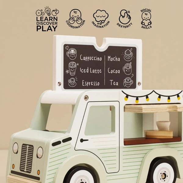 LE TOY VAN WOODEN CAFE VAN