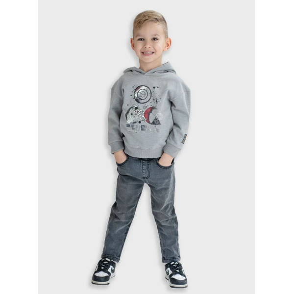ENERGIERS TROUSERS BOY BEBE BLACK JEANS