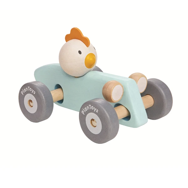 PLAN TOYS ΑΓΩΝΙΣΤΙΚΟ ΑΥΤΟΚΙΝΗΤΟ ΜΕ ΚΟΤΟΠΟΥΛΑΚΙ