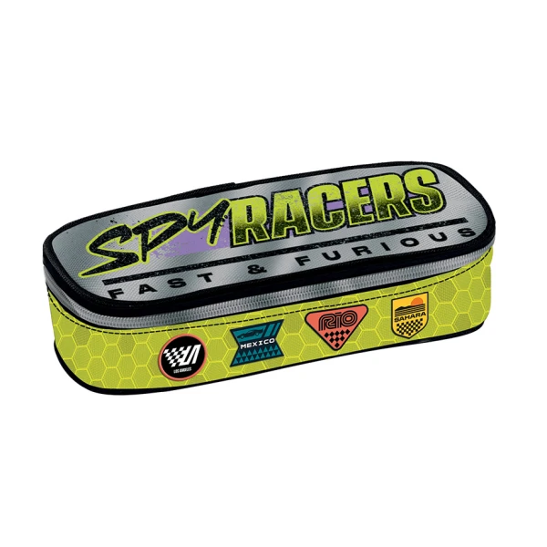 SQUARE PENCIL CASE FAST N\' FURIOUS SPY RACERS