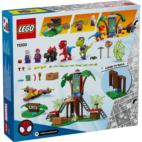 LEGO® MARVEL SPIDEY AND HIS AMAZING FRIENDS SPIDEY AND GOBBYʼS RAPTOR BATTLE AT TREE HOUSE HQ