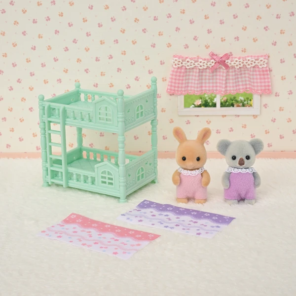 THE SYLVANIAN FAMILIES SUNNY RABBIT BABY\'S BUNK SET