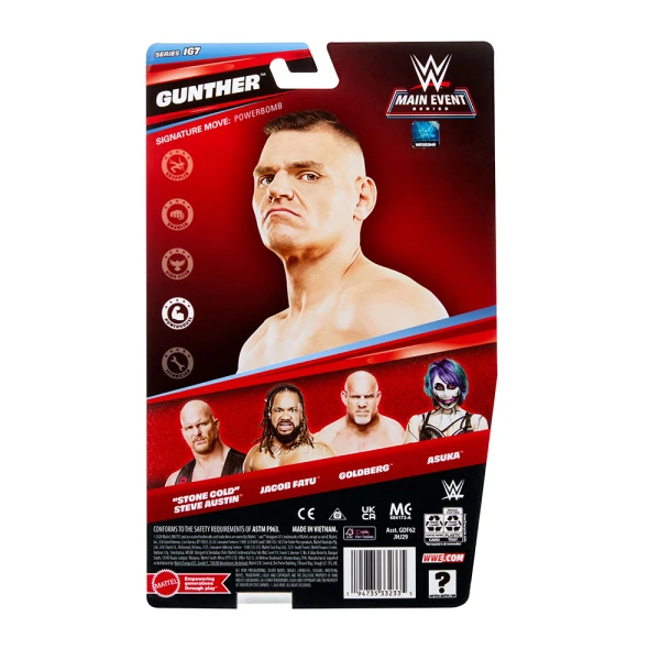 WWE ΒΑΣΙΚΗ ΦΙΓΟΥΡΑ ΔΡΑΣΗΣ GUNTHER