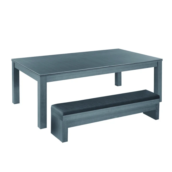 GARLANDO BENCH FOR POOL TABLE MIAMI-G GREY OAK