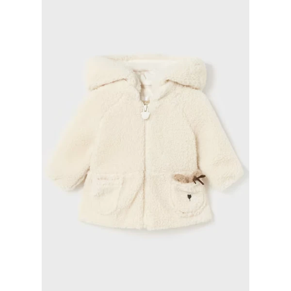 MAYORAL FUR CARDIGAN BEIGE