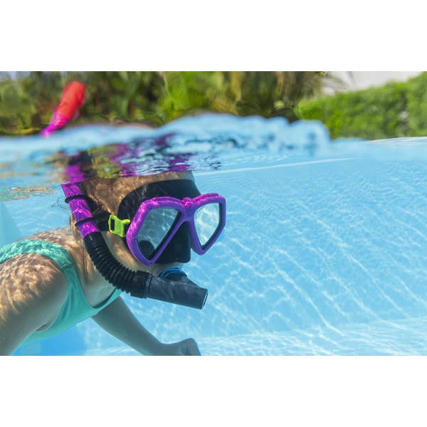 BESTWAY SET MASK & SNORKEL DOMINATOR PINK-BLACK