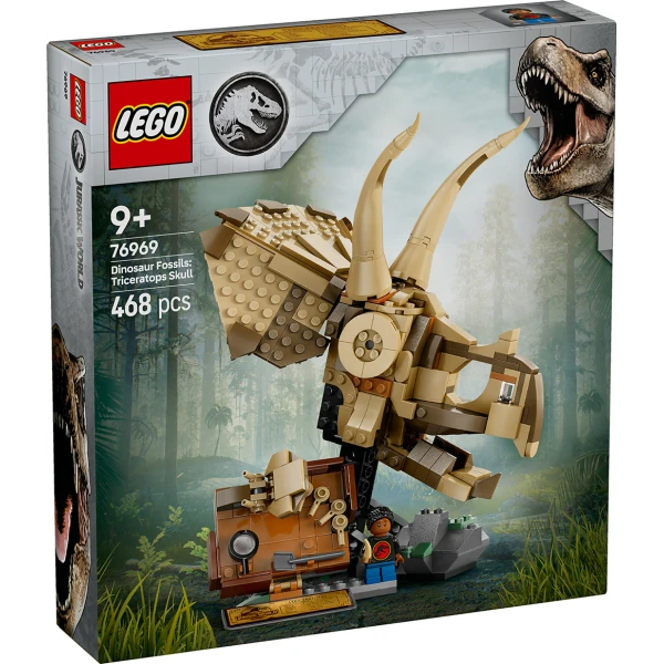 LEGO® JURASSIC WORLD DINOSAUR FOSSILS: TRICERATOPS SKULL