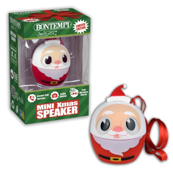 BONTEMPI MINI ΑΣΥΡΜΑΤΟ ΗΧΕΙΟ CHRISTMAS EDITION - 3 ΣΧΕΔΙΑ