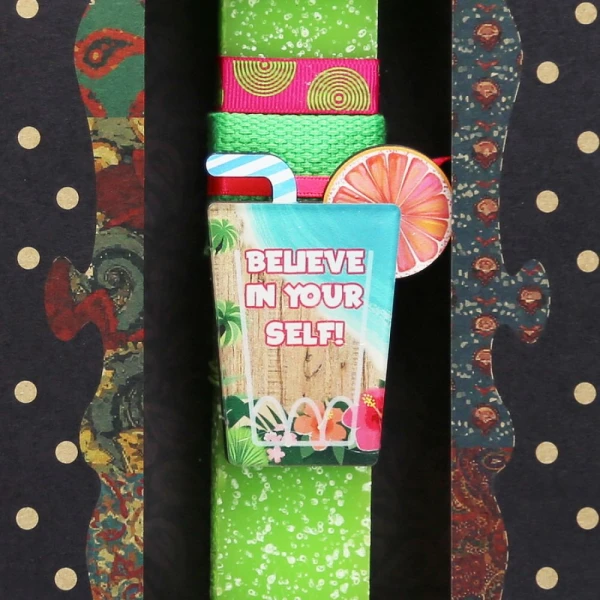 SYNCHRONIA HANDMADE CANDLE 20 cm COCKTAIL MAGNET - BELIEVE