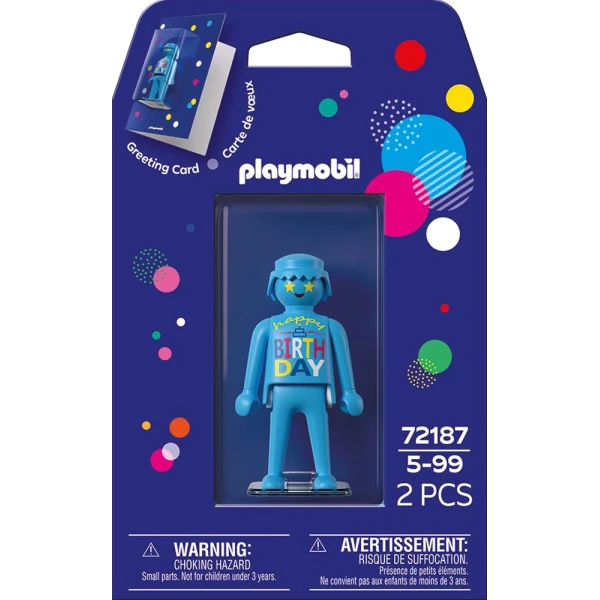 PLAYMOBIL GIFT COLLECTION GREETING CARD HAPPY BIRTHDAY