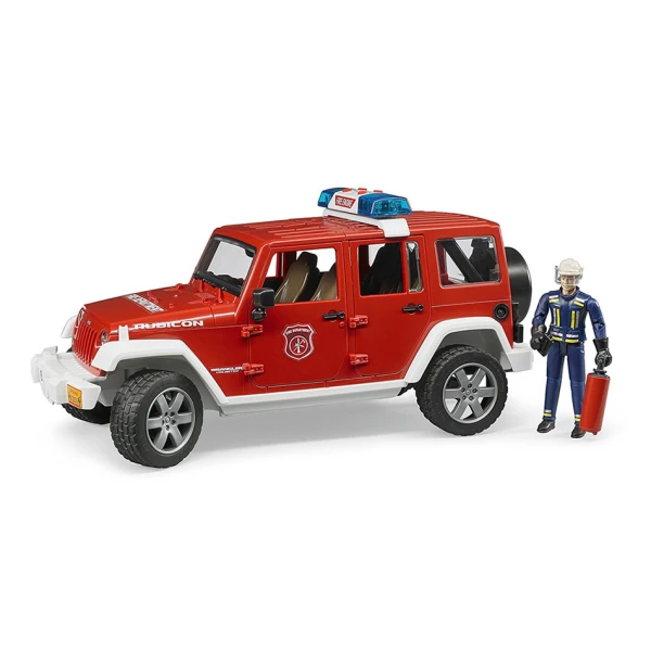 BRUDER ΠΥΡΟΣΒΕΣΤΙΚΟ ΟΧΗΜΑ JEEP WRANGLER UNLIMITED RUBICON