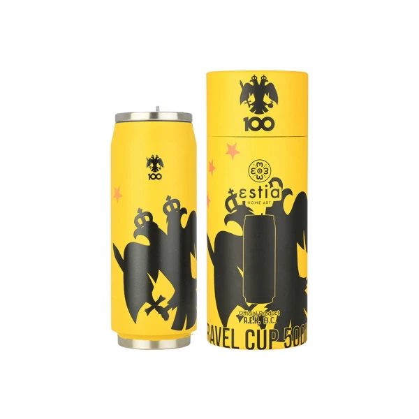 ESTIA HOME ART ΘΕΡΜΟΣ TRAVEL CUP 500ml - AEK BC