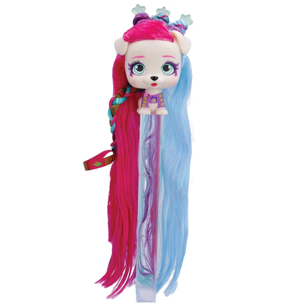 VIP PETS SERIES 3 BOW POWER COLLECTIBLE DOLL WITH EXTRA LONG HAIR - 6 DESIGNS
