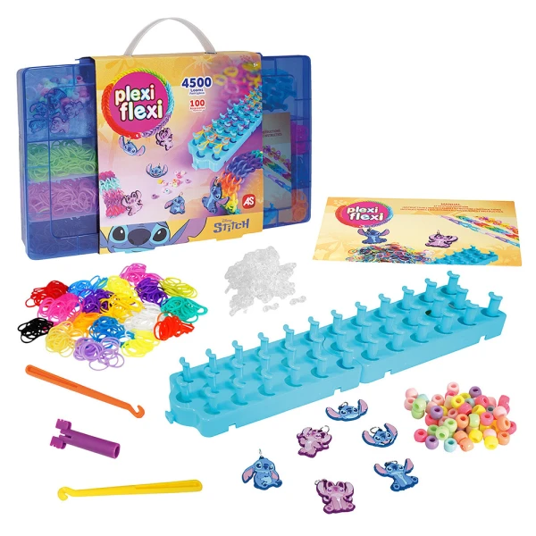 PLEXI-FLEXI STITCH LARGE CASE WITH 4500 LOOMS & 100 CHARMS