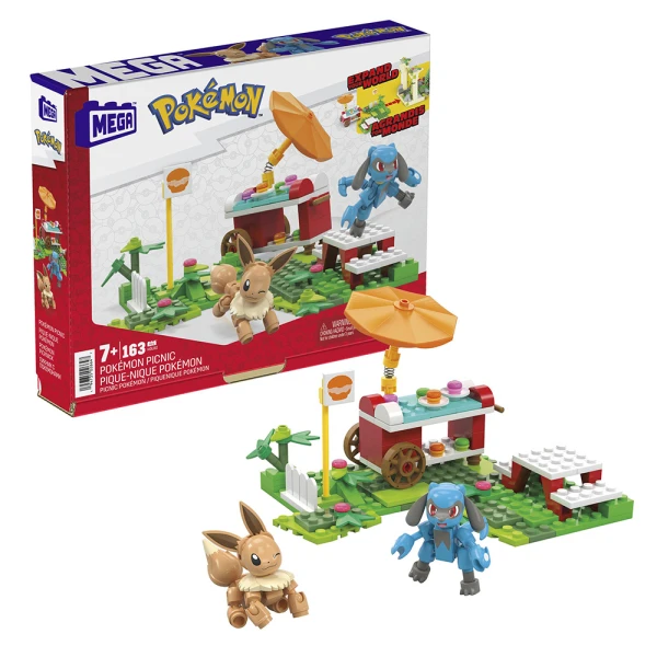 MEGA  POKEMON ADVENTURE BUILDER - POKE PUFF PICNIC 163 τεμ.