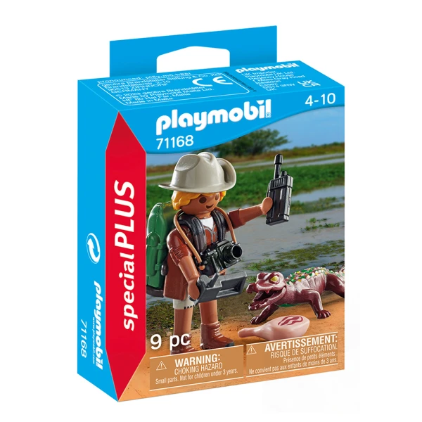 PLAYMOBIL SPECIAL PLUS RESEARCHER WITH ALLIGATOR