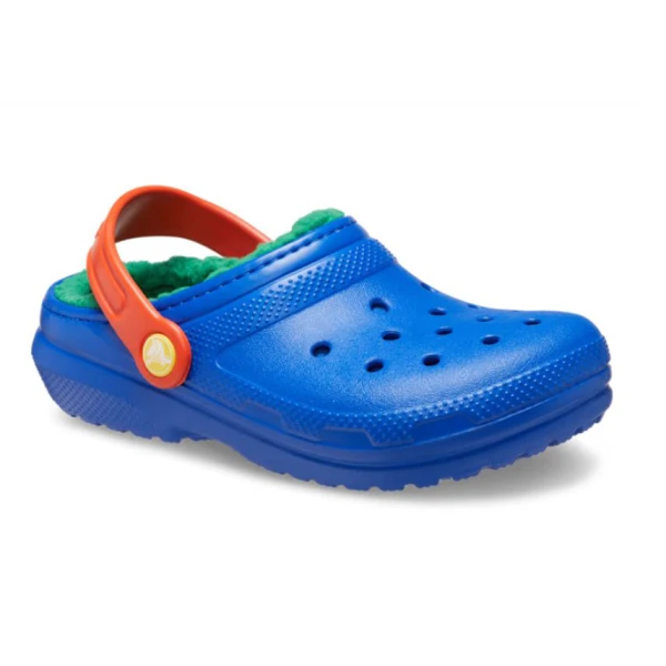 CROCS CLASSIC LINED CLOG K BLUE BOLT/MULTI