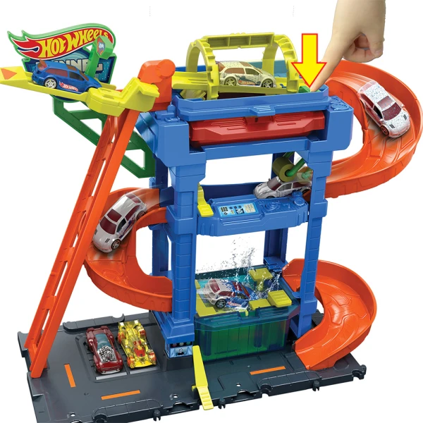 HOT WHEELS ΝΕΟ ΠΛΥΝΤΗΡΙΟ TUNNEL TWIST CAR WASH