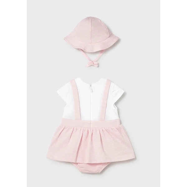 MAYORAL ROMPER SKIRT BABY PINK