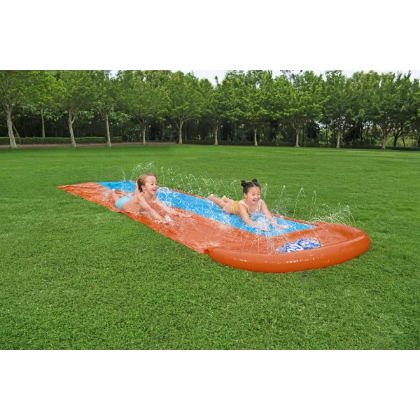 BESTWAY H2OGO! INFLATABLE DOUBLE SLIDE 4.88m