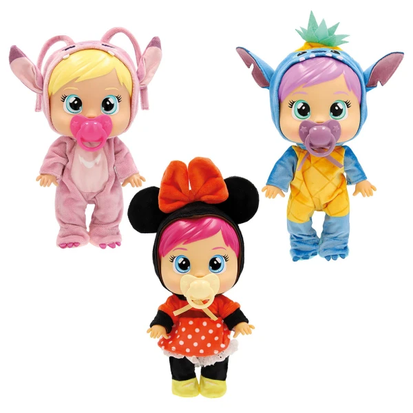 CRY BABIES DOLL DISNEY W2 - 3 DESIGNS