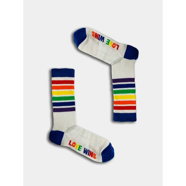 BOXT SOCKS UNISEX SOCKS Νο 39-44 RAINBOW LOVE WINS