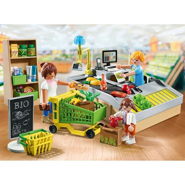 PLAYMOBIL MY LIFE ΤΑΜΕΙΟ ΒΙΟΛΟΓΙΚΟΥ ΚΑΤΑΣΤΗΜΑΤΟΣ
