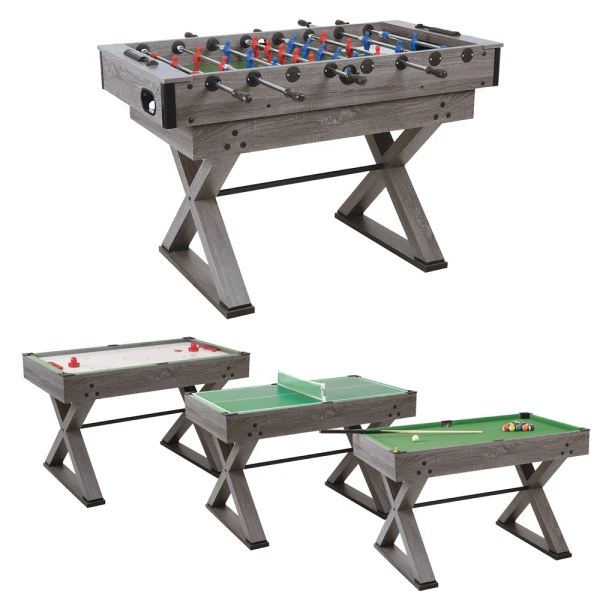 GARLANDO ALL IN 9 FLOOR MULTIGAME (9 GAMES IN 1) WITH TELESCOPIC RODS