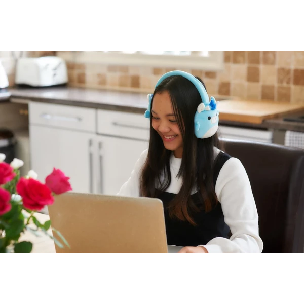 SQUISHMALLOWS PLUSH BLUETOOTH HEADPHONES - TATIANA THE DRAGON