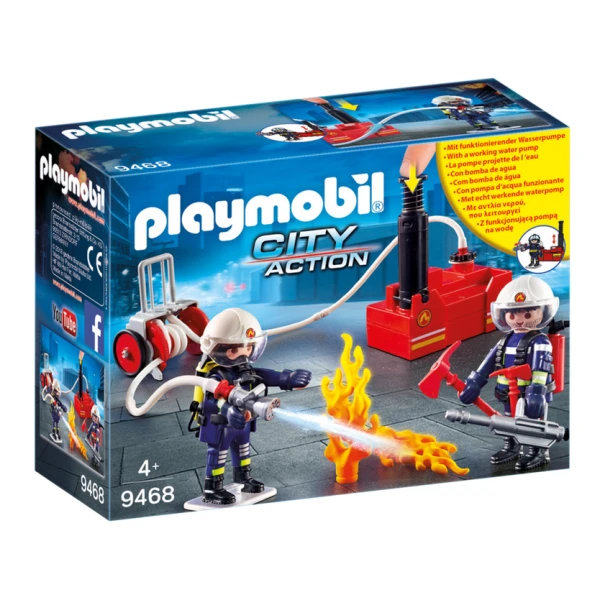 PLAYMOBIL CITY ACTION ΠΥΡΟΣΒΕΣΤΕΣ ΜΕ ΑΝΤΛΙΑ ΝΕΡΟΥ