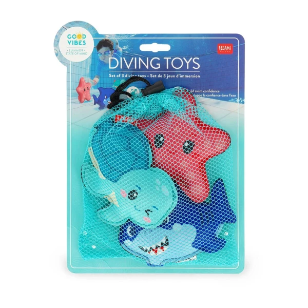 LEGAMI SET 3 NEOPRENE DIVING TOYS