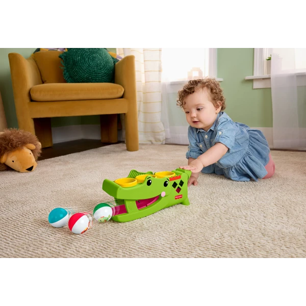 FISHER PRICE ΠΑΙΧΝΙΔΙ ΚΡΟΚΟΔΕΙΛΟΣ ΜΕ ΜΠΑΛΙΤΣΕΣ