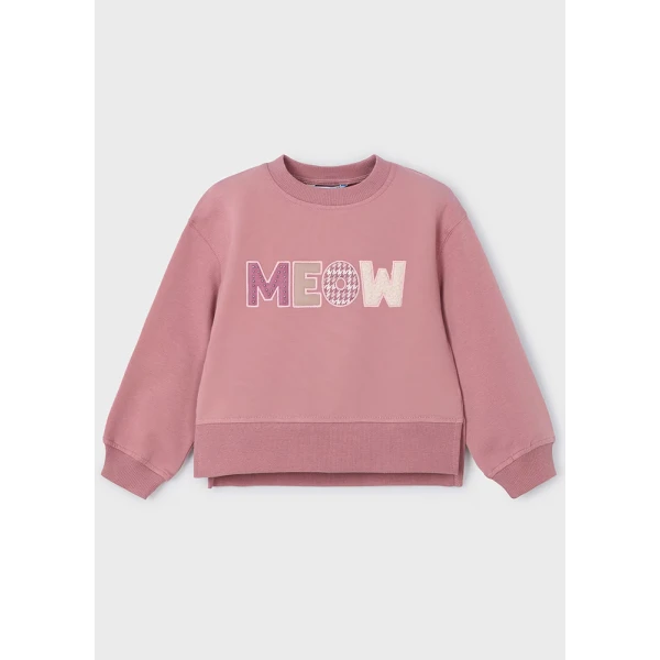 MAYORAL SWEATER EMBROIDERY PINK