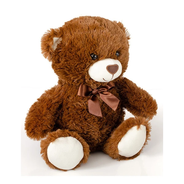PLUSH SITTING BEAR 30 cm - 5 COLOURS
